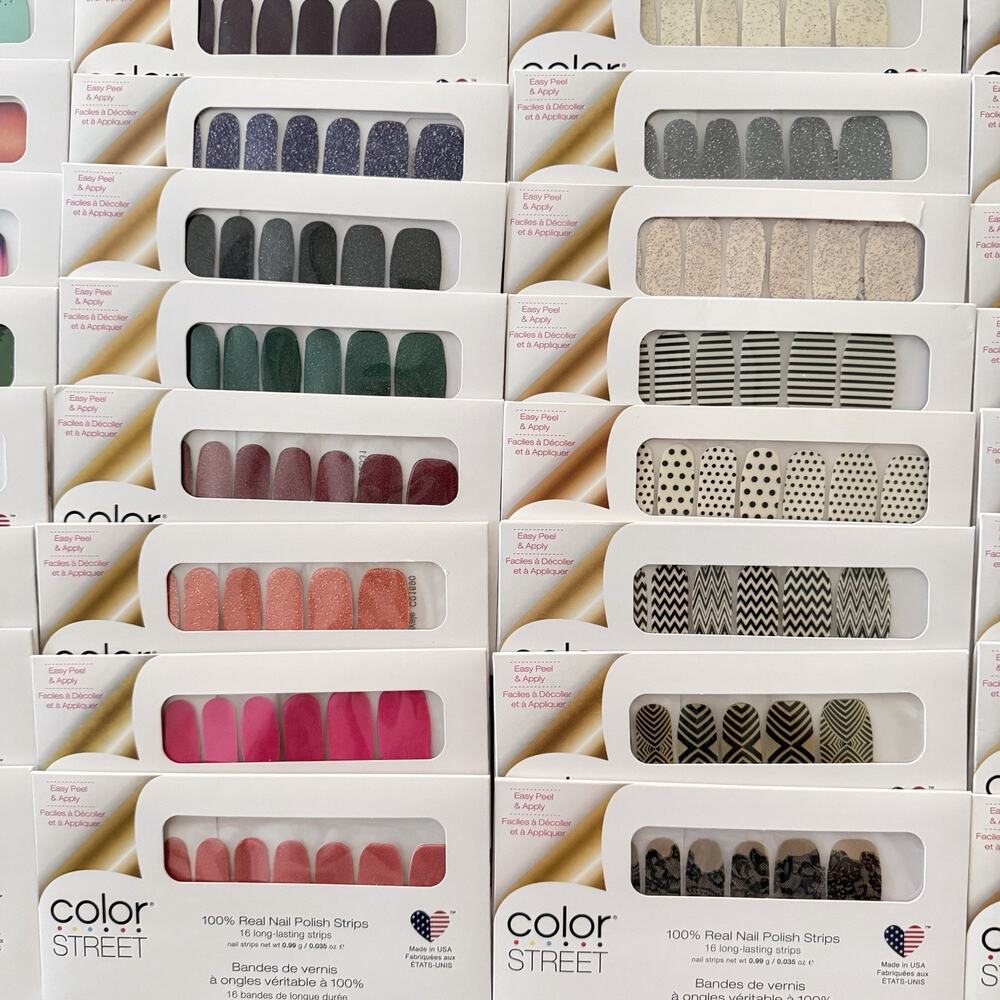 Lot Of 50 Color Street Nail Polish Strips Many Different Colors New Sealed Lot F - Picture 5 of 7